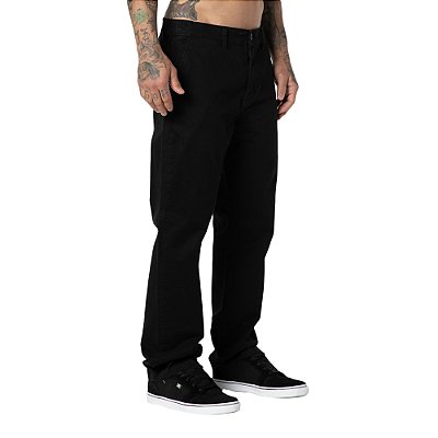 Calça RVCA Daggers Chino WT23 Masculina Preto