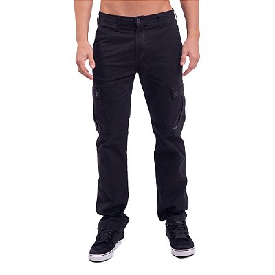 Calça RVCA Americana Cargo WT23 Masculina Preto