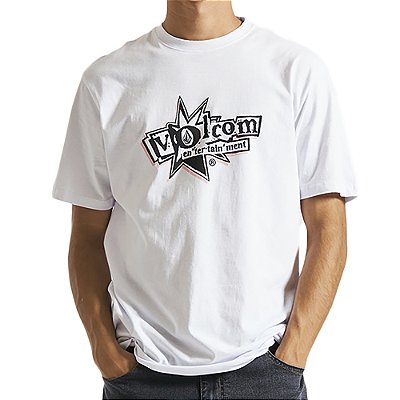 Camiseta Volcom Ent WT23 Masculina Branco