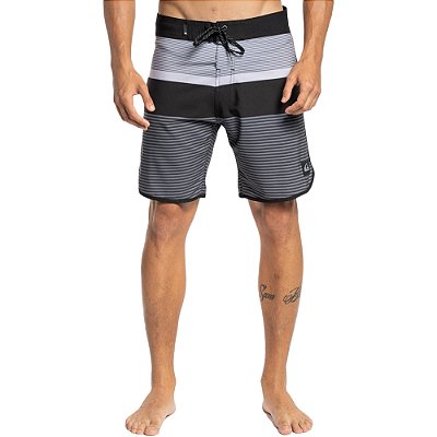 Bermuda Quiksilver Swell Scallop Tijuana 18 WT23 Preto