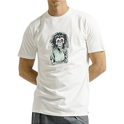 Camiseta Volcom Skunky SM24 Masculina Off White