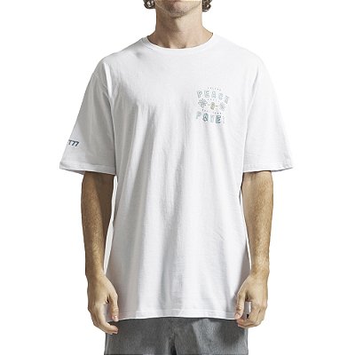 Camiseta Hurley Peace & Power SM24 Masculina Branco