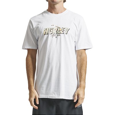 Camiseta Hurley Aloha SM24 Masculina Branco