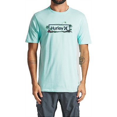 Camiseta Hurley Oasis SM24 Masculina Menta