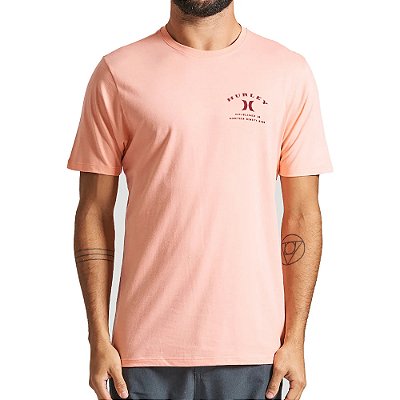 Camiseta Hurley Xilo Fish SM24 Masculina Rosa