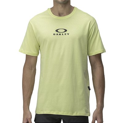 Camiseta Oakley Bark New SM24 Masculina Pale Lime Yellow