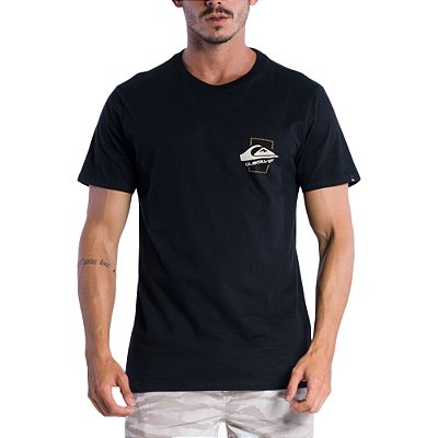 Camiseta Quiksilver Quik Moves SM24 Masculina Preto