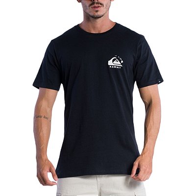 Camiseta Quiksilver Hi Flagpole SM24 Masculina Preto