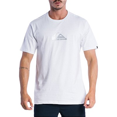 Camiseta Quiksilver Metal Comp SM24 Masculina Branco