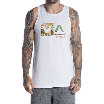 Regata RVCA Balance Box Plant SL SM24 Masculina Branco