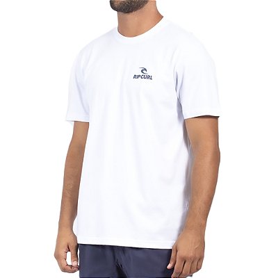 Camiseta Rip Curl New Brand Icon SM24 Masculina Branco