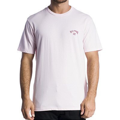 Camiseta Billabong Small Arch Emb. SM24 Masculina Rosa