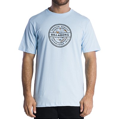 Camiseta Billabong Rotor SM24 Masculina Azul Claro