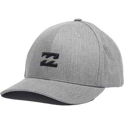 Boné Billabong Aba Curva All Day Snapback SM24 Cinza Mescla