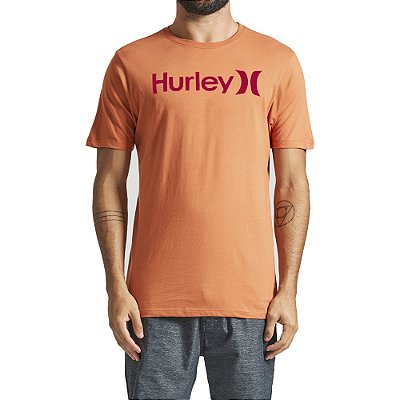 Camiseta Hurley O&O Solid SM24 Masculina Vermelho