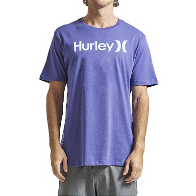 Camiseta Hurley O&O Solid SM24 Masculina Roxo