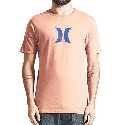 Camiseta Hurley Icon SM24 Masculina Laranja