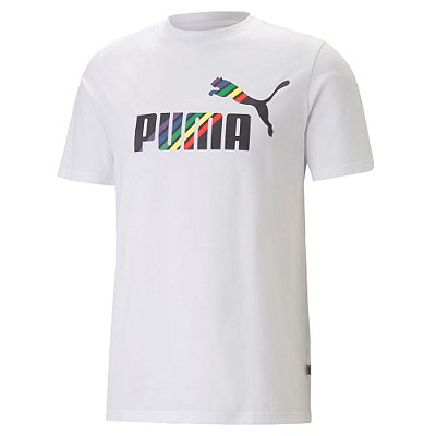 Camiseta Puma Ess+ Love Is Love Masculina Branco