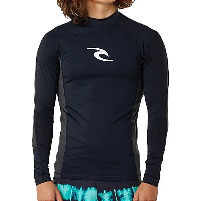 Camiseta Rip Curl Surf Waves UPF Perf L/S SM24 Black