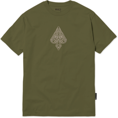 Camiseta MCD Regular Espada Ornamentos SM24 Verde Peyote