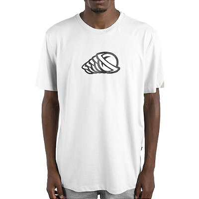 Camiseta Lost Repeat Saturn SM24 Masculina Branco