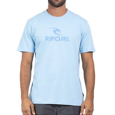 Camiseta Rip Curl Icon Logo SM24 Masculina Sky Blue
