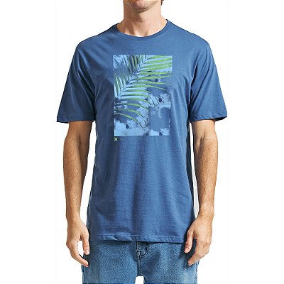 Camiseta Hurley Tropical SM24 Masculina Marinho