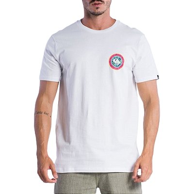 Camiseta Quiksilver Omni Circle SM24 Masculina Branco