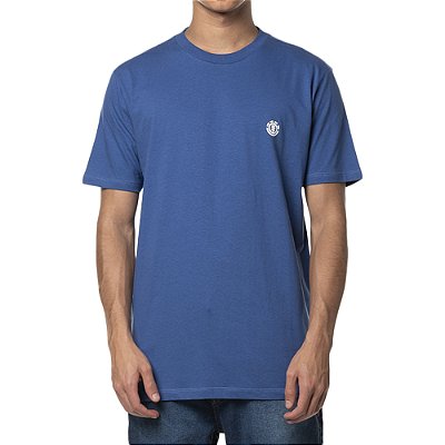 Camiseta Element Basic Crew Color SM24 Masculina Azul
