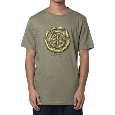 Camiseta Element Wooden Tree Logo SM24 Masculina Verde