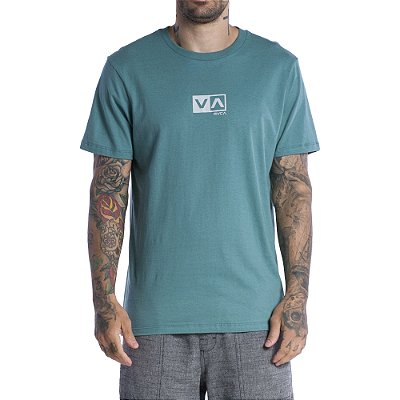 Camiseta RVCA Mini Balance Box SM24 Masculina Verde