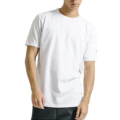 Camiseta Volcom Solid Stone SM24 Masculina Branco