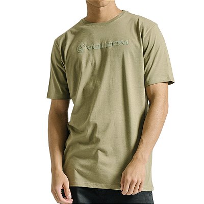 Camiseta Volcom New Style SM24 Masculina Verde Militar