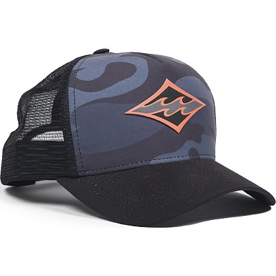 Boné Billabong Aba Curva Norfolk Trucker SM24 Preto