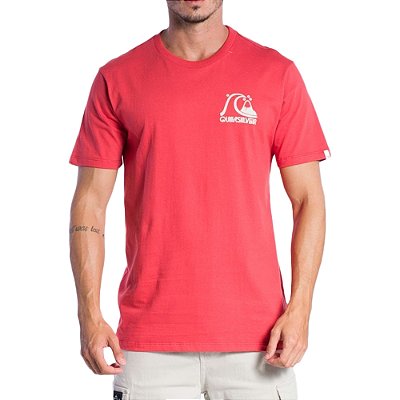 Camiseta Quiksilver The Original SM24 Masculina Vermelho