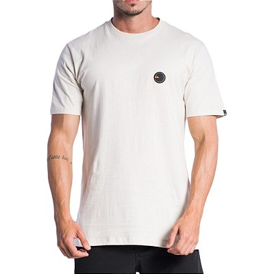 Camiseta Quiksilver Patch Round Color SM24 Off White