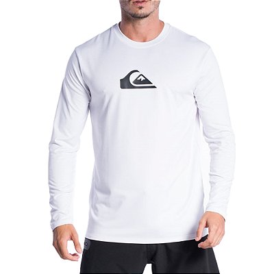 Camiseta Quiksilver Surf Solid Streak LS SM24 White