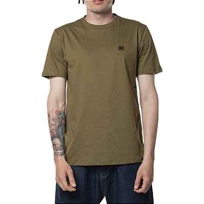 Camiseta DC Shoes DC Embroidery SM24 Masculina Verde