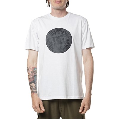 Camiseta DC Shoes Circle Star SM24 Masculina Branco