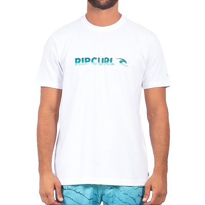 Camiseta Rip Curl Icon 10M Filter SM24 Masculina Branco