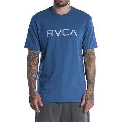 Camiseta RVCA Big RVCA Plus Size SM24 Masculina Azul