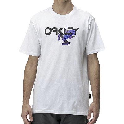 Camiseta Oakley Frog Big Graphic SM24 Masculina Branco