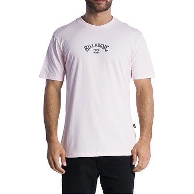 Camiseta Billabong Mid Arch SM24 Masculina Rosa