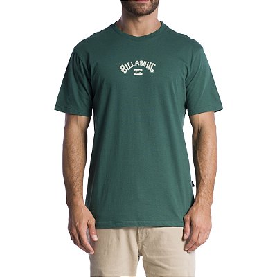 Camiseta Billabong Mid Arch SM24 Masculina Verde Escuro