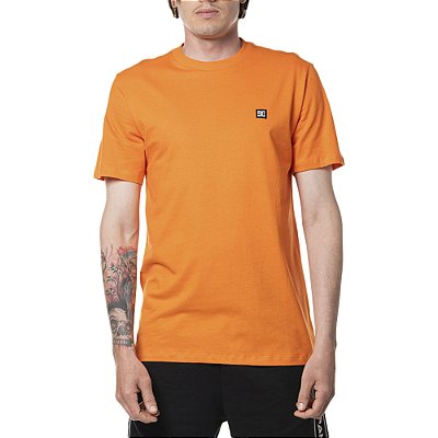 Camiseta DC Shoes Transfer Color SM24 Masculina Laranja