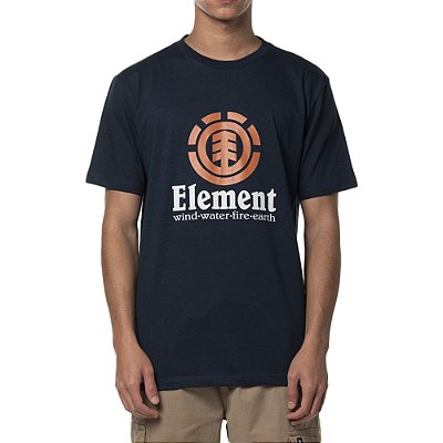 Camiseta Element Vertical Color SM24 Masculina Marinho