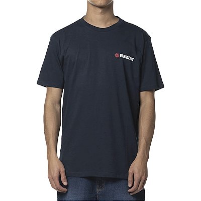 Camiseta Element Blazin Chest Color Plus Size SM24 Marinho
