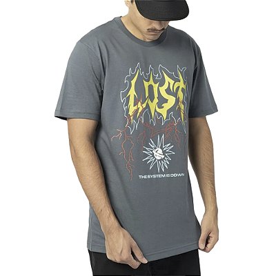 Camiseta Lost Metal Lost SM24 Masculina Verde Ardósia