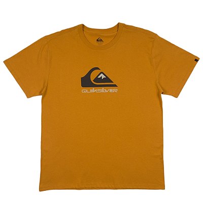 Camiseta Quiksilver Full Logo Plus Size SM24 Mostarda