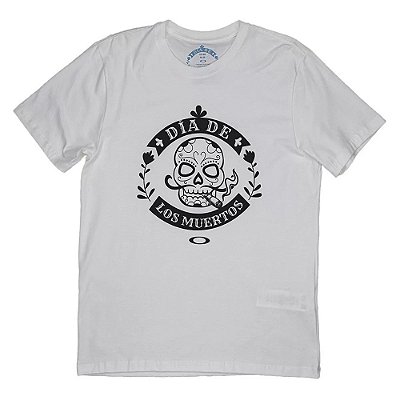 Camiseta Oakley Dia De Los Muertos Skull Graphic SM24 Off